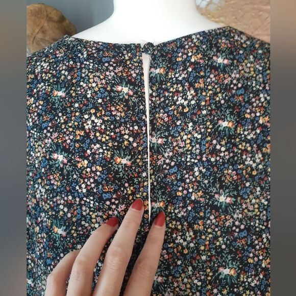 Floral Ruffled Long Sleeve Maxi Dress - Picture 5 of 16